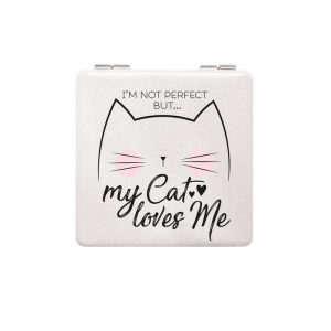 Nice To See You - Handbag Mirror Cat