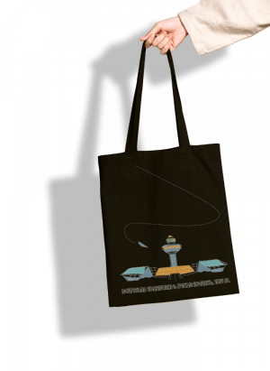 Սև կտորե պայուսակ - Զվարթնոց