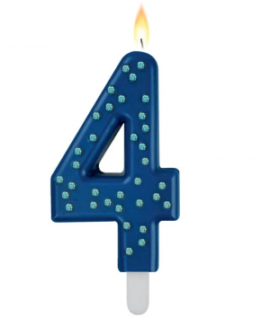 Maxi Cake Candle - Maxi Candle - Blue - 4