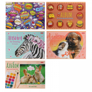 Նկարչական ալբոմ 20թ А4 BG АР4ск20 9115