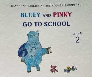 Bluey and Pinky Go to School