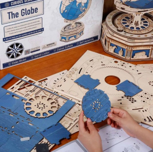 3D Wooden Puzzle - The Globe