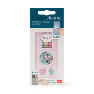 Screen Cleaner Stickers - Screen Cleaner - Rainbow + Air Balloon