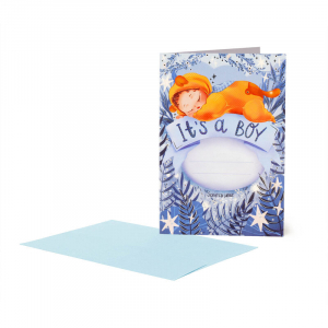 Scratch To Reveal Greeting Car - Scratch Off Card - It'S A Boy