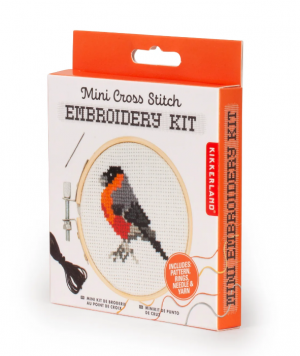 Mini Crossstitch Embroiderykit-Bird