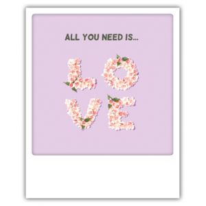 Greeting Card - all you need is love