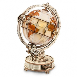 3D Wooden Puzzle - Luminous Globe