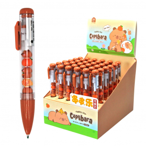 Ручка Гелевая Автоматическая Капибара, Синий