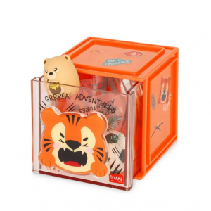 Stackable Desk Storage Box - Cutie Cube - Tiger