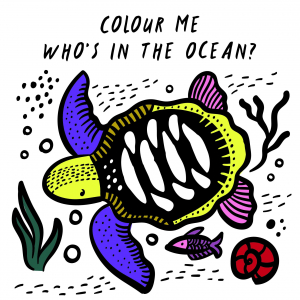 Colour me. Who's in the ocean?