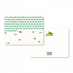 Ամանորյա փոստային բացիկ, տոնածառ