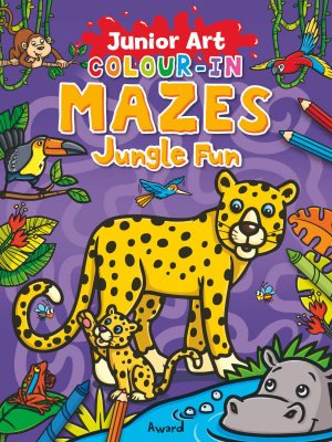 Junior Art Colour in Mazes: Jungle Fun