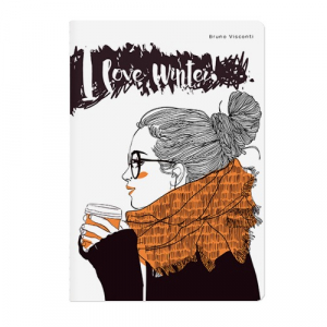 Copybook 40 pages squared - COFFEE IN WINTER