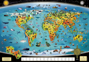 Աշխարհի մանկական քարտեզ