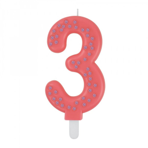 Maxi Cake Candle - Maxi Candle - Pink - 3