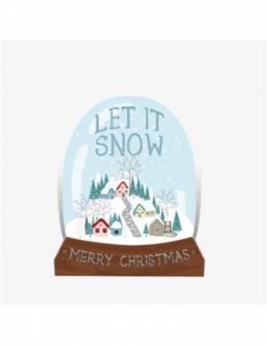 Large Greeting Card Greeting Card - Let It Snow