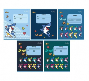 Տետր Shark - 12 էջ տողանի