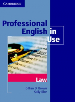 Professional English in Use: Law