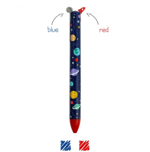 Two Colour Ballpoint Pen - Click&Clack