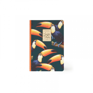Notebook - Quaderno - Medium Plain - Toucans
