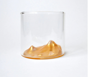 Ararat glass handmade. Gold edition