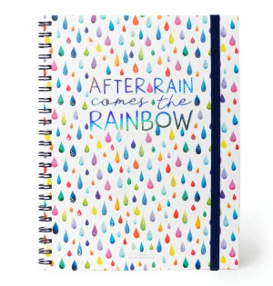 3 - In - 1 Spiral Notebook - Trio Spiral Notebook - Maxi Li - After Rain