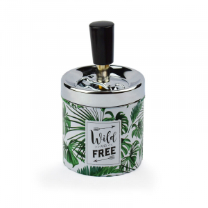 Push-Botton Ashtray Shake Your Butts - Travel