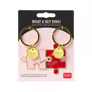 Enamel Key Ring - What A Key Ring - Puzzle