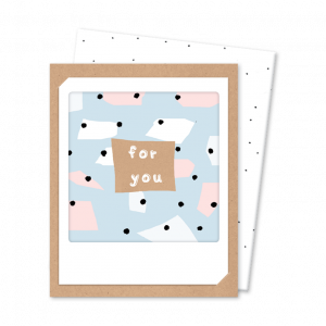 Greeting Card - For You (brown)