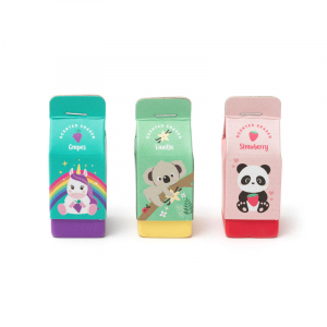 Set Of 3 Scented Erasers  -  Yummy Yummy - Multidesign