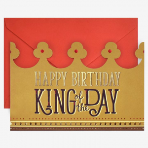 Large Greeting Card - Greeting Card - King Crown - King