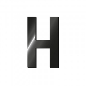 My Initial - Adhesive Letters - H