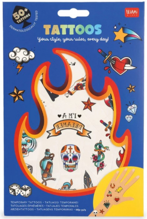 Old School Temporary Tattoos