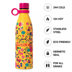 Vacuum Bottle - Hot & Cold 800 Ml - Butterfly