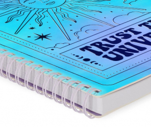 Lined Spiral-Bound Notebook - Spiral Notebook - Large - Tarot