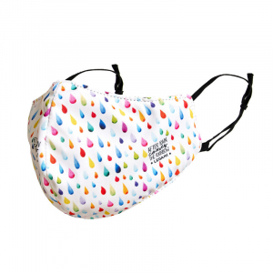 What A Mask! - Reusable Face Mask - Kid Size - After Rain