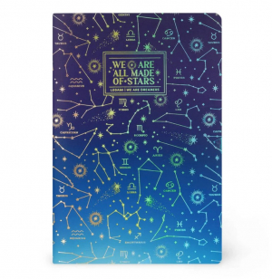 Plain Notebook - Medium - Stars