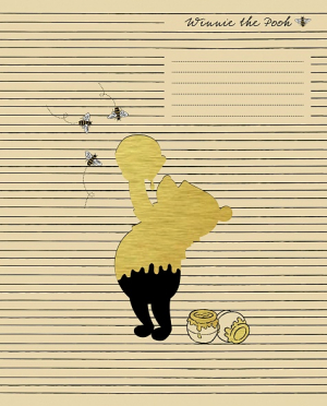 Copybook 24 pages squared - Винни и его друзья