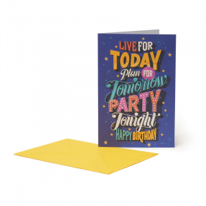 Բացիկ - Large Greeting Card - Party Tonight