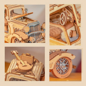 3D Wooden Puzzle - Vintage Car