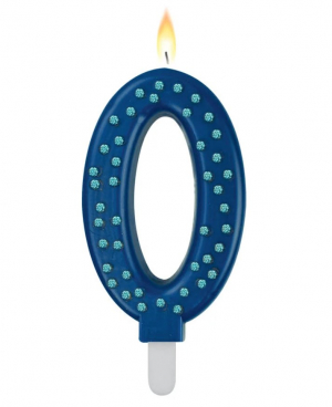 Maxi Cake Candle - Maxi Candle - Blue - 0