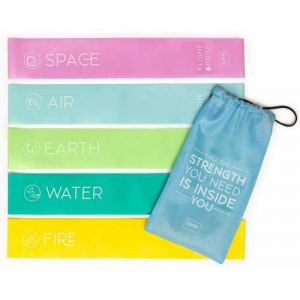 Set 5 Fitness Resistance Bands - The Five Elements