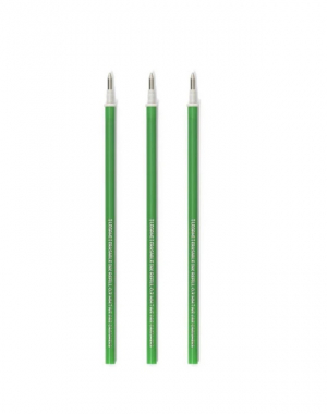 Refill Erasable Pen - Green - Pack 3 Pcs