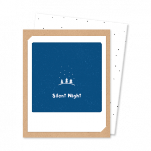 Greeting Card - Silent Night Forest (brown)