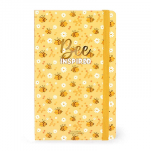 Lined Notebook - Photo Notebook - Medium - Bee
