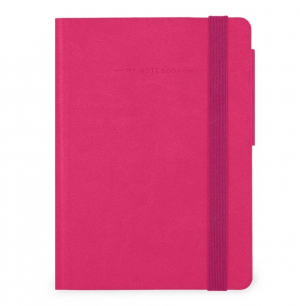My Notebook - Plain - Small - Raspberry