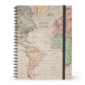 3-In-1 Spiral Notebook - Trio Spiral Notebook - Maxi - Travel