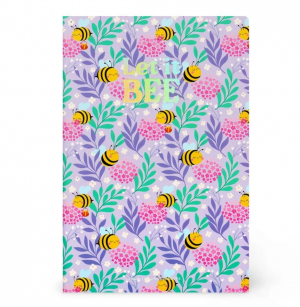 Lined Notebook - Medium - Bee