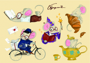 Մկնիկների սթիքերներ