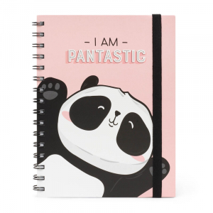 Notebook - Quaderno - Large Lined - Panda